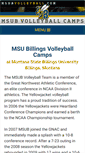 Mobile Screenshot of msubvolleyball.com